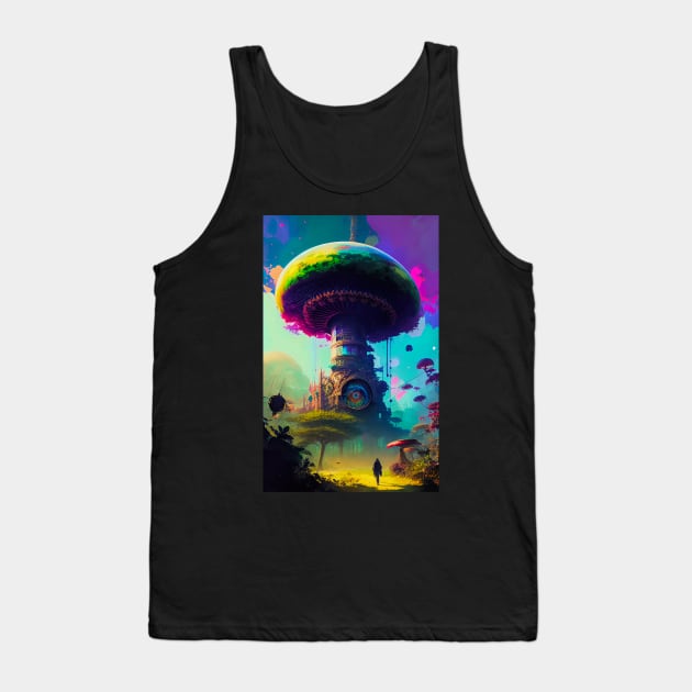 Abstract Another World Explorer Tank Top by Voodoo Production